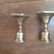 Pair of brass candlesticks