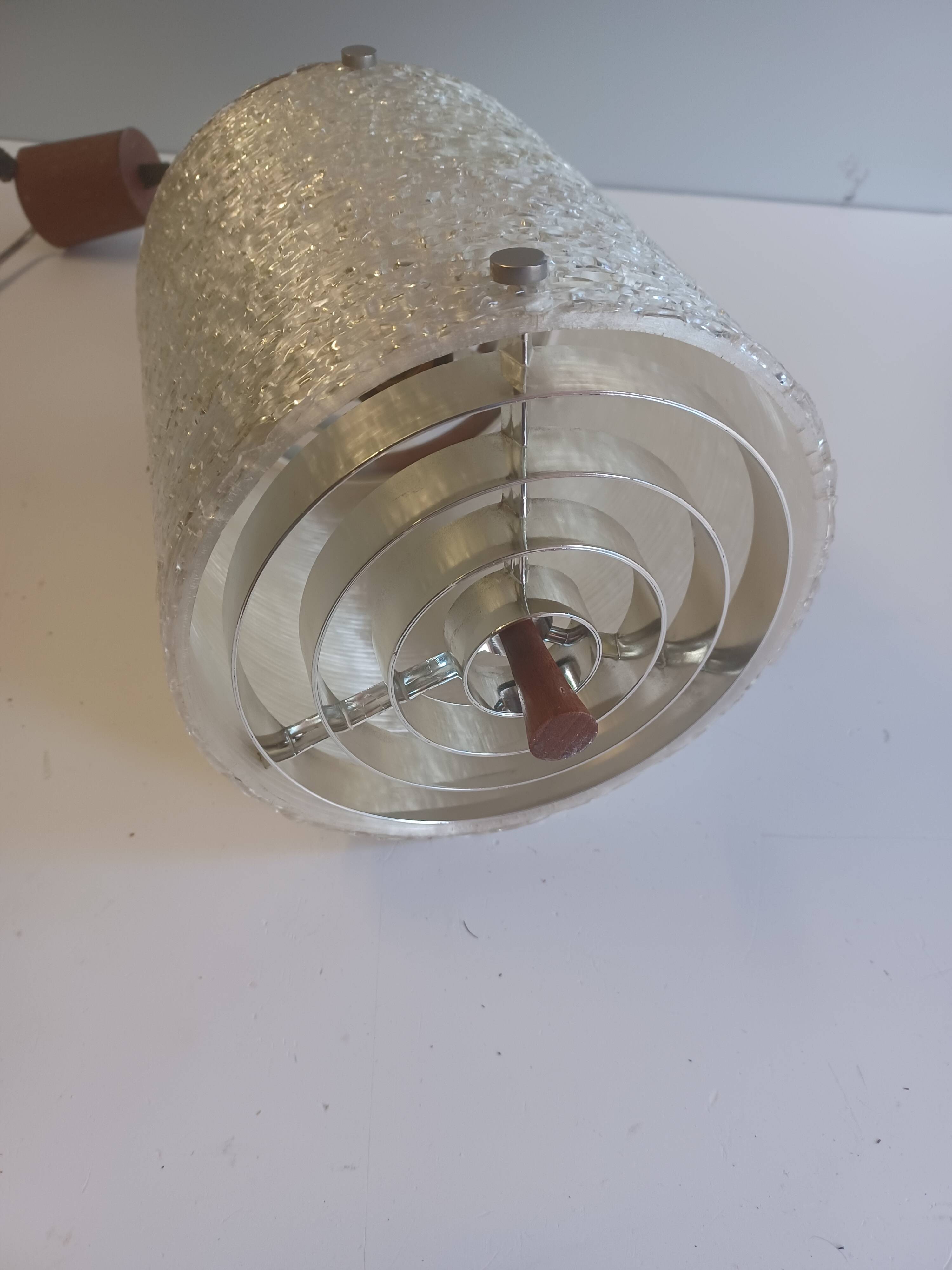 Vintage Scandinavian Pendant - in Perspex resin - 1950-60