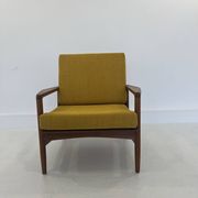 Fauteuil lounge danois vintage en teck, années 1970