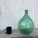 Large green glass lady Jeanne