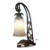 lampe fer forgé ancienne 32x20 jolie tulipe original elec ok