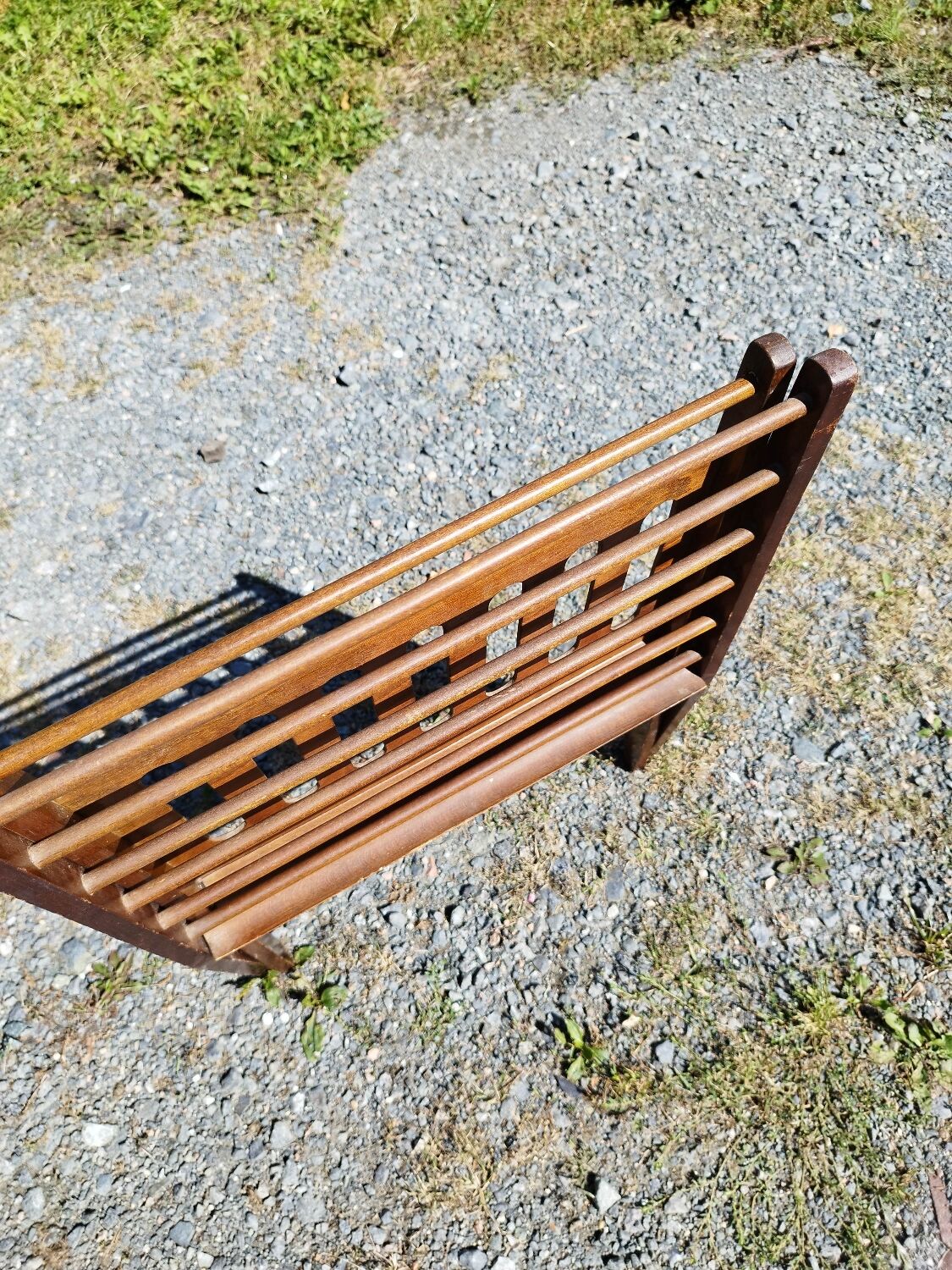 Scandinavian style folding magazine rack by Cees Brackman for Pastoe 60/70