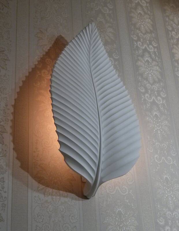 Charming plaster wall light from the French manufacturer SEDAP ref 1382