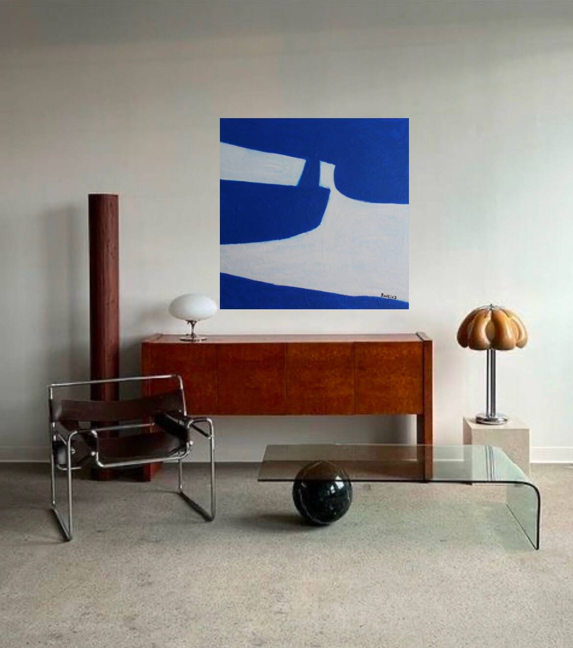 Contemporary art on canvas 80x80cm