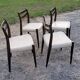 Set of 4 Scandinavian style chairs from the 70s