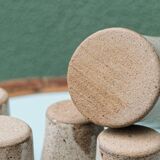 Stoneware service, pottery from Bois de Laud