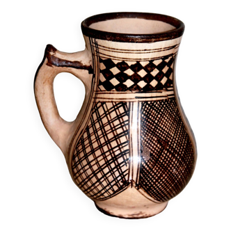 Pichet en poterie Berbère Ideqqi