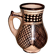 Pichet en poterie Berbère Ideqqi