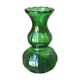 Vase en verre vert