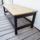 Oak and pine coffee table
