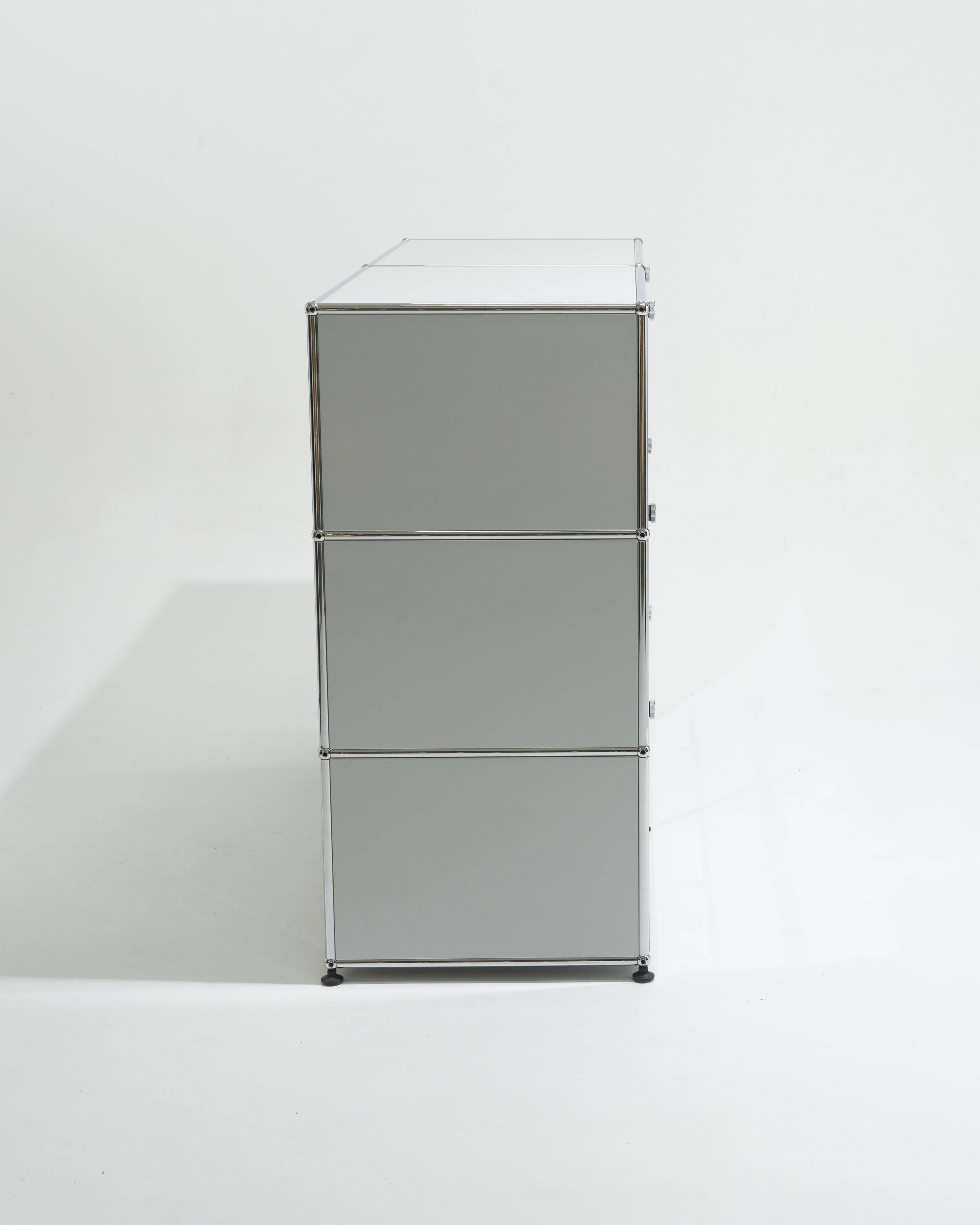 USM Haller 6-section metal storage unit, 2000s