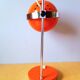 Orange eyeball lamp, G.Reggiani 70s