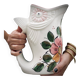 Vase Poisson en céramique Vintage