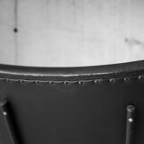 Armchair design vintage 60s black