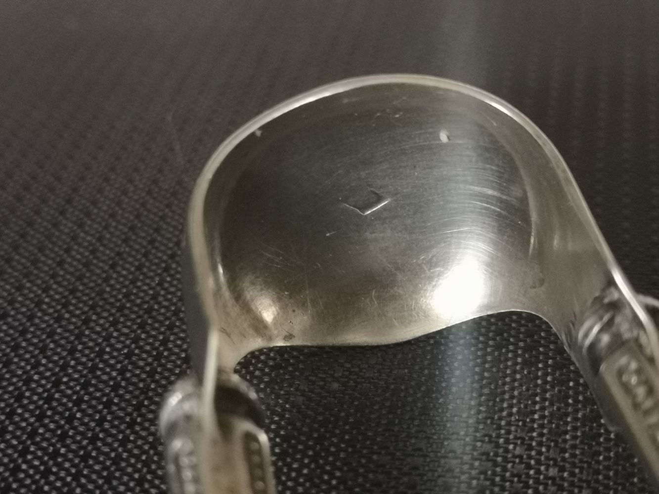 Sterling silver sugar tongs 19th century