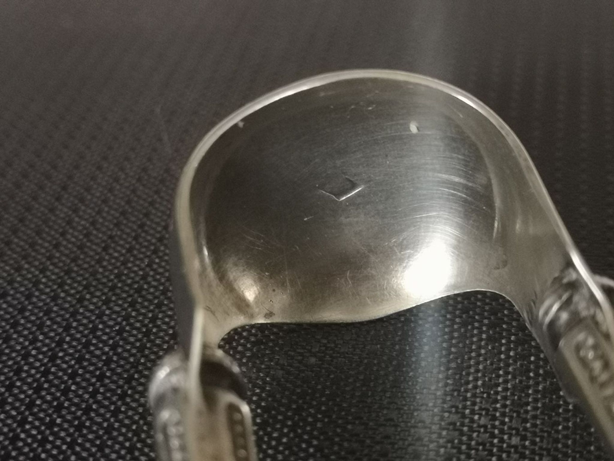 Pince à sucre en argent massif 19ème