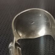 Pince à sucre en argent massif 19ème