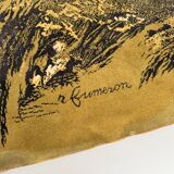 René Fumeron wool rug, 1960, Nevada model