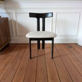 Set of 4 Oak "T-Shape" dining chairs
