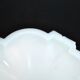 Opaline de Vallerysthal chalice cup Art Nouveau 1910 white opaline H16cm