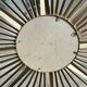 Curved mirror old witch's eye sun 86 cm