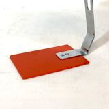 Vintage Italian orange metal desk lamp from 1970