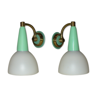 Pair of wall lamps from the 50s
