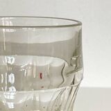 Set of 6 old bistro glasses, tableware