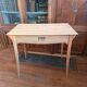 Art Nouveau desk in solid beech.