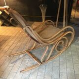 Rocking curved wooden flesh early 20th century