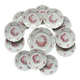 Dessert service 13 pieces porcelain