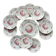 Dessert service 13 pieces porcelain