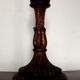 Vintage carved wooden lamp