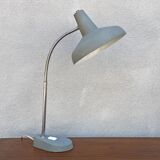 XL Mid Century Aluminor France gray desk lamp / table lamp