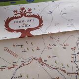 Map Franche Comté / Jura