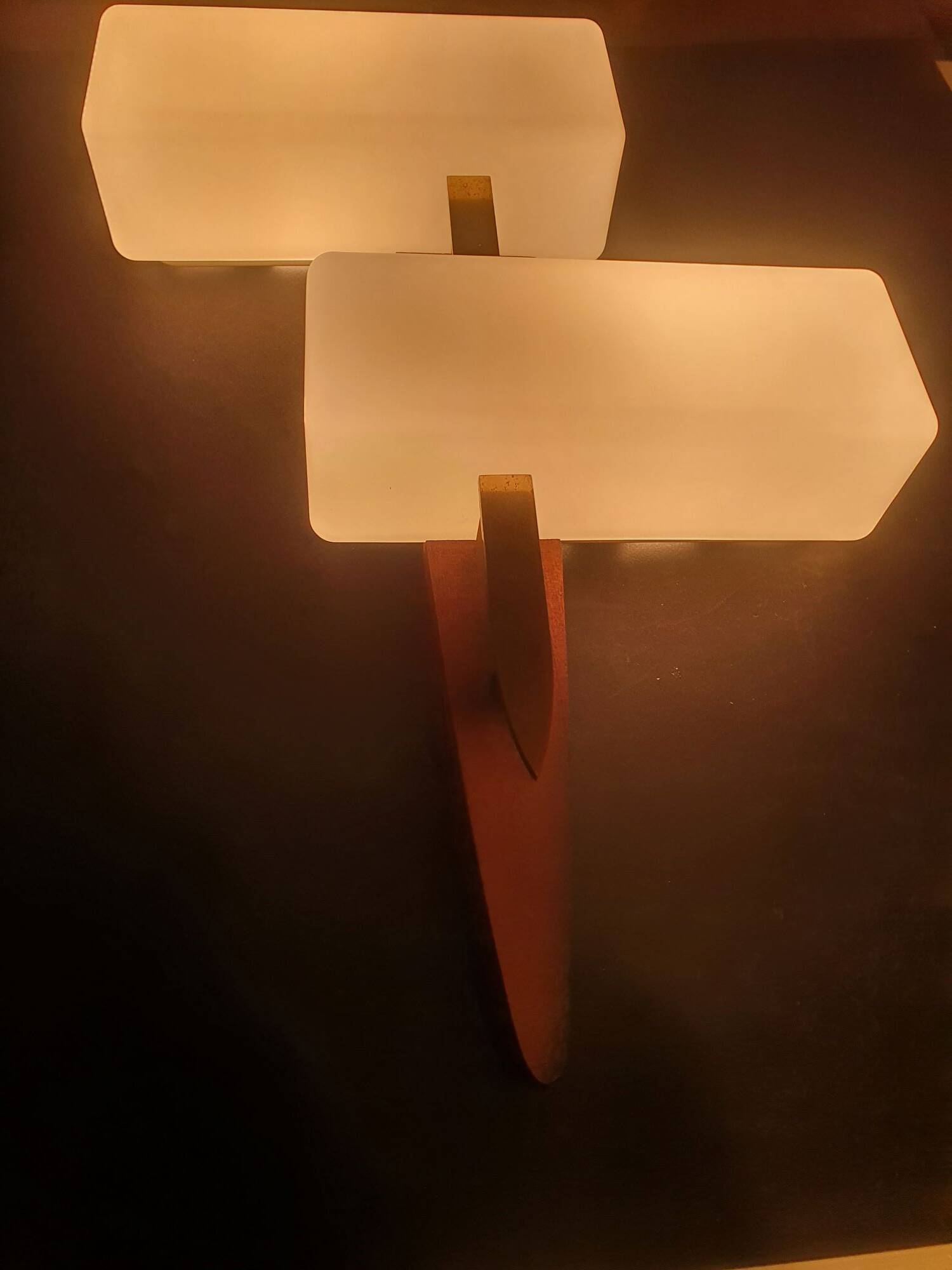 Large wall lamp Lunel from the 1950s