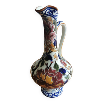 Faience peony vase from Gien