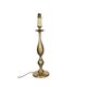 Vintage baluster lamp in golden brass 51cm