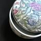 Vintage Chinese Porcelain Trinket Box H.F.P. Macau Famille Rose 1970s
