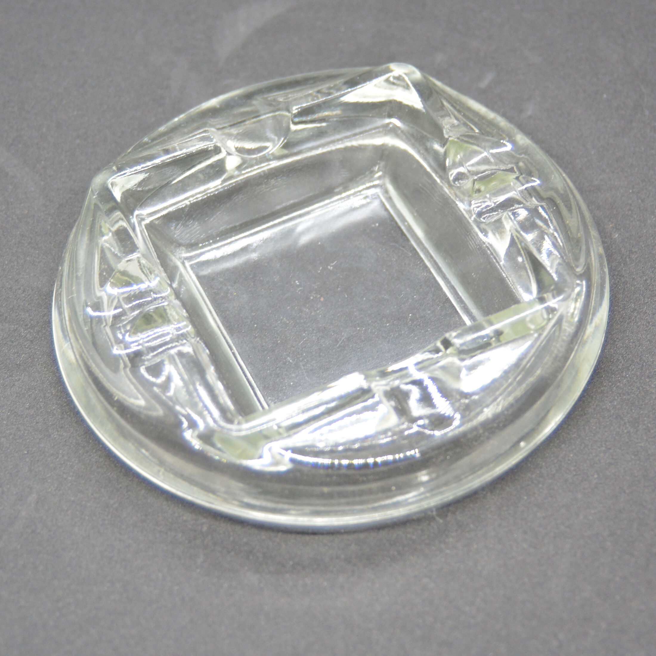 Germany pressed glass ashtray, 1970s