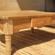 Bamboo coffee table - refurbished - unique piece