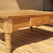 Bamboo coffee table - refurbished - unique piece