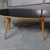 Table low Scandinavian 50s 60s oval