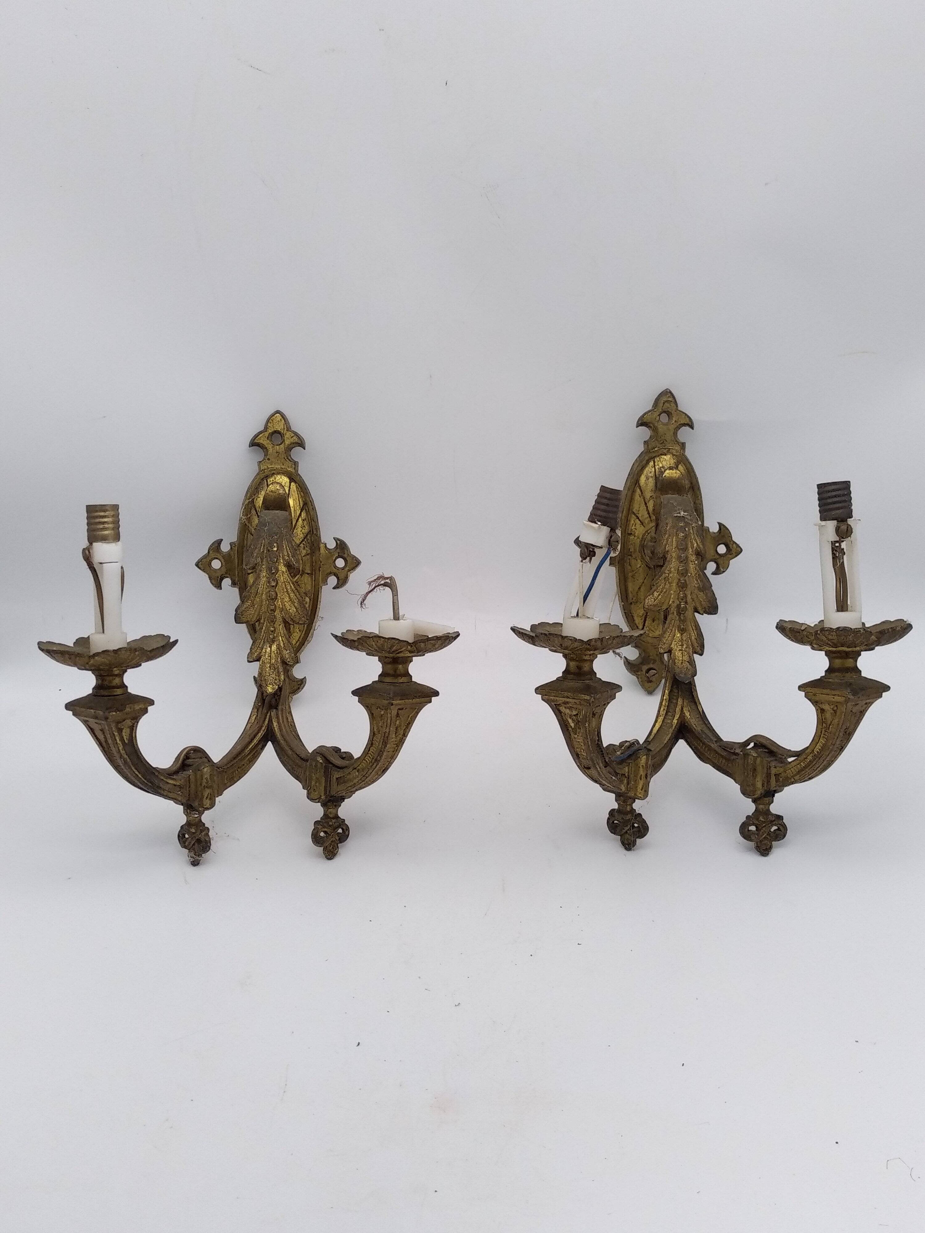 Bronze wall lights