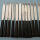Set of 12 vintage stainless steel blade knives