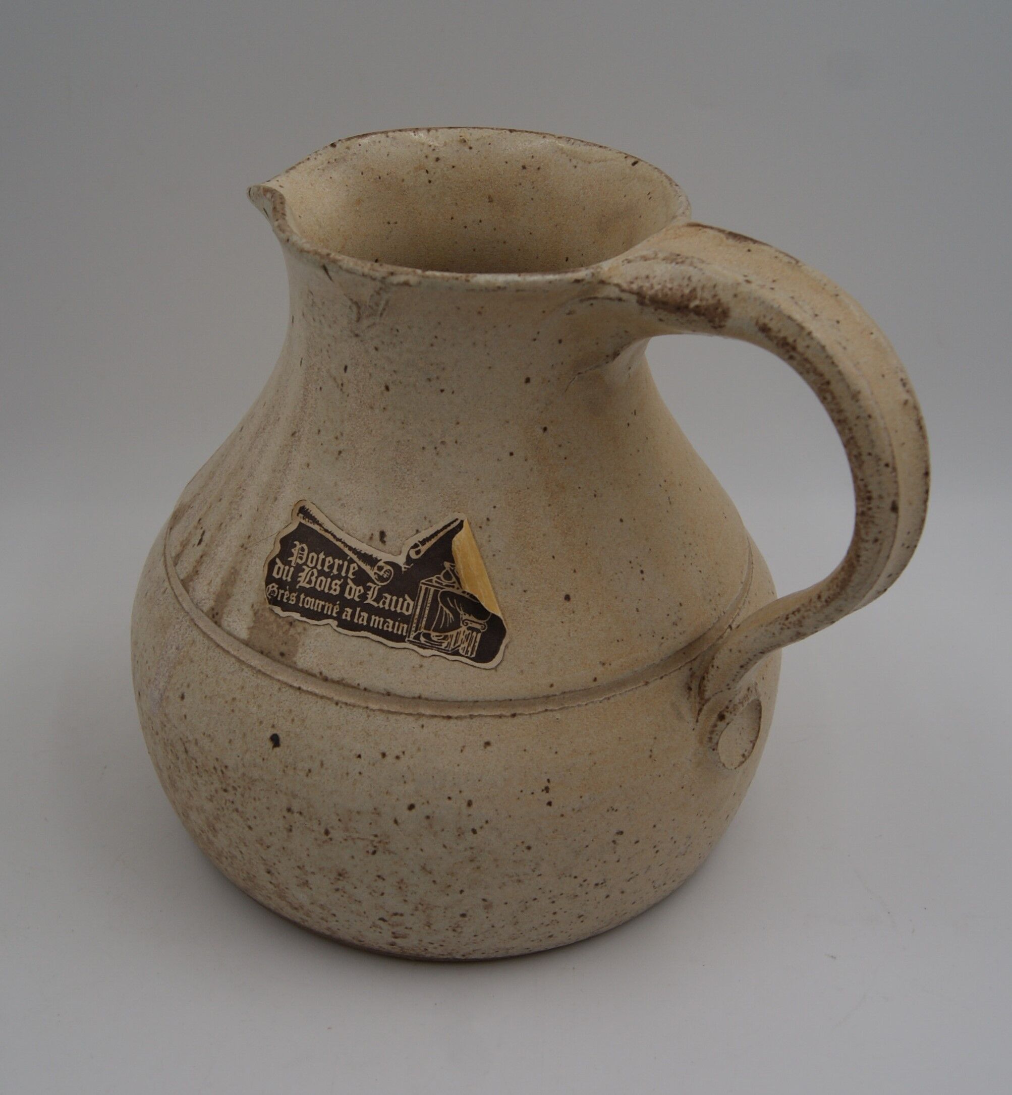 Decanter sandstone pottery vintage laud