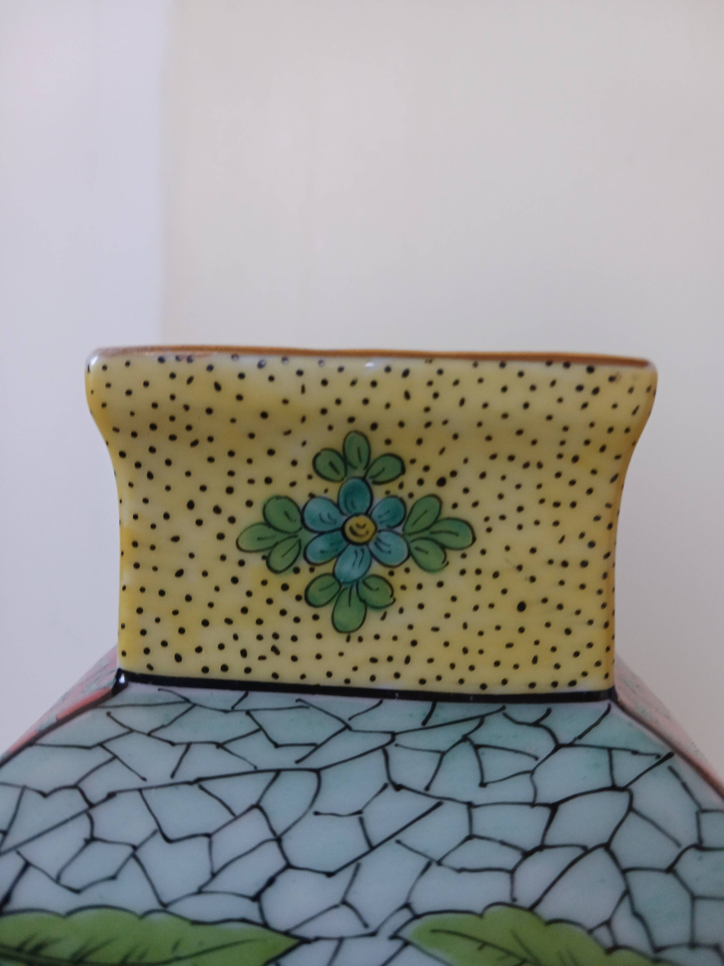 Japanese-style vase from Limoges