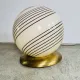 Serie 6000 Swirl Sphere Table Lamp By Zonca Voghera, Italy, 1970S