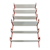Modular metal and wood shelf