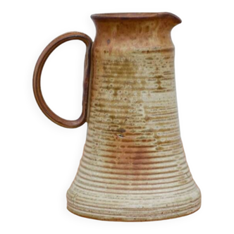 Vintage pitcher, vintage stoneware pitcher, carafe, jug, kitchen, collection, decoration